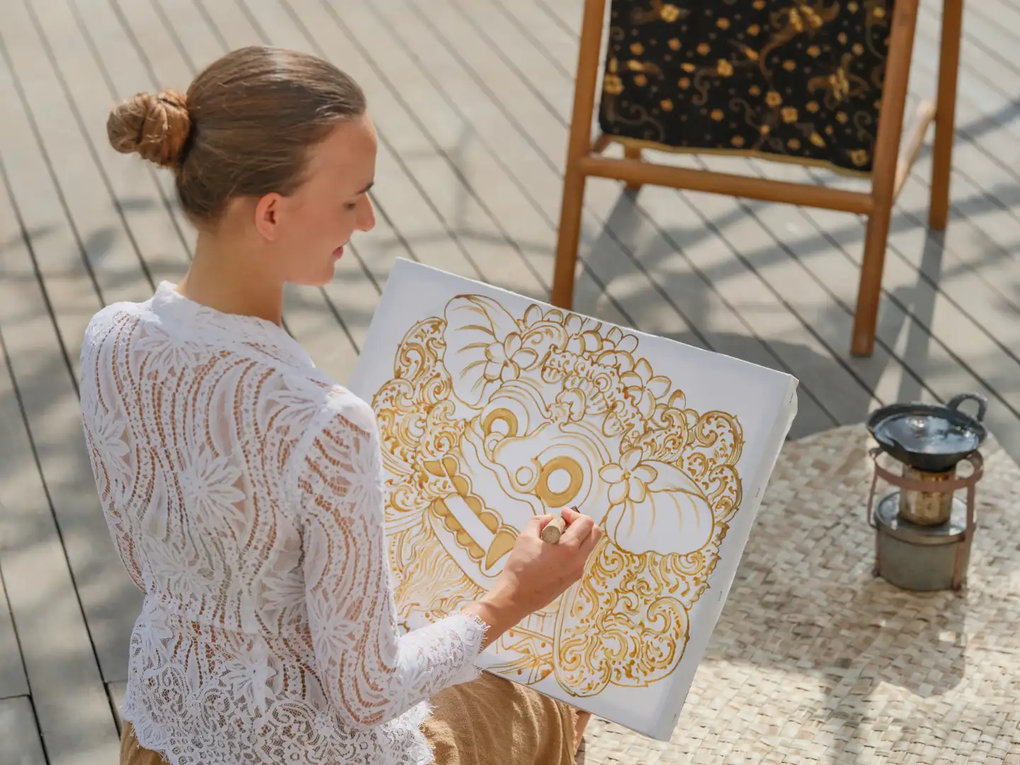 Traditional Batik Painting