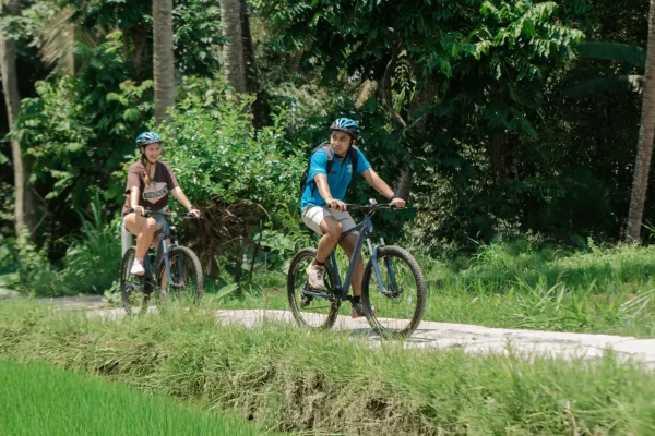 Ubud cycling Adiwana Bisma