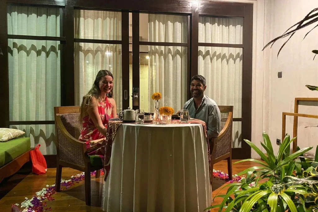 Intimate Dinner at Suite Room