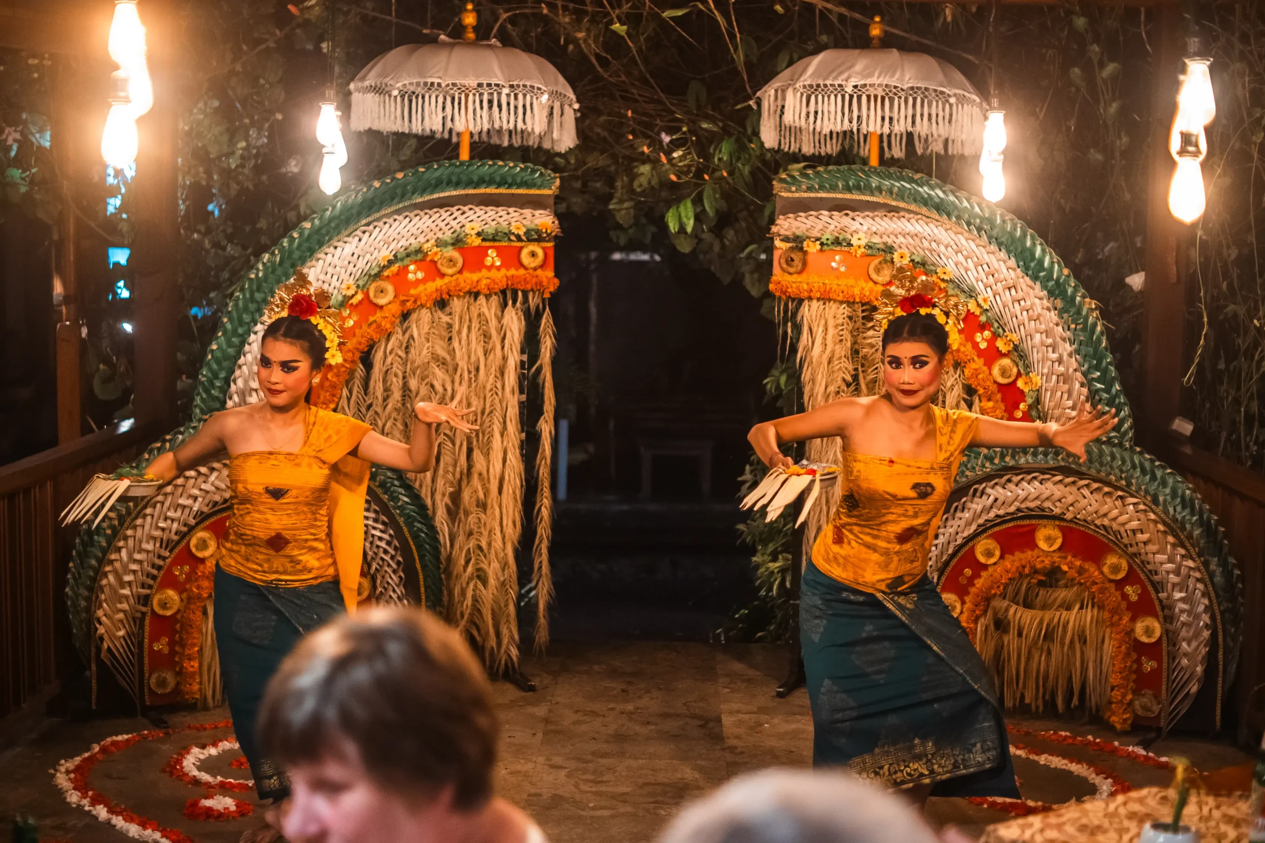 Balinese Dance Performance Elys Kitchen Ubud